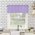 thumbnail image 4 of Purple Kitchen Valances for Windows 42x18 Inch Kitchen Curtains Valances Rod Pocket Modern Pure Lavender Purple Bathroom Window Valances for Window Treatment Decor, 4 of 6