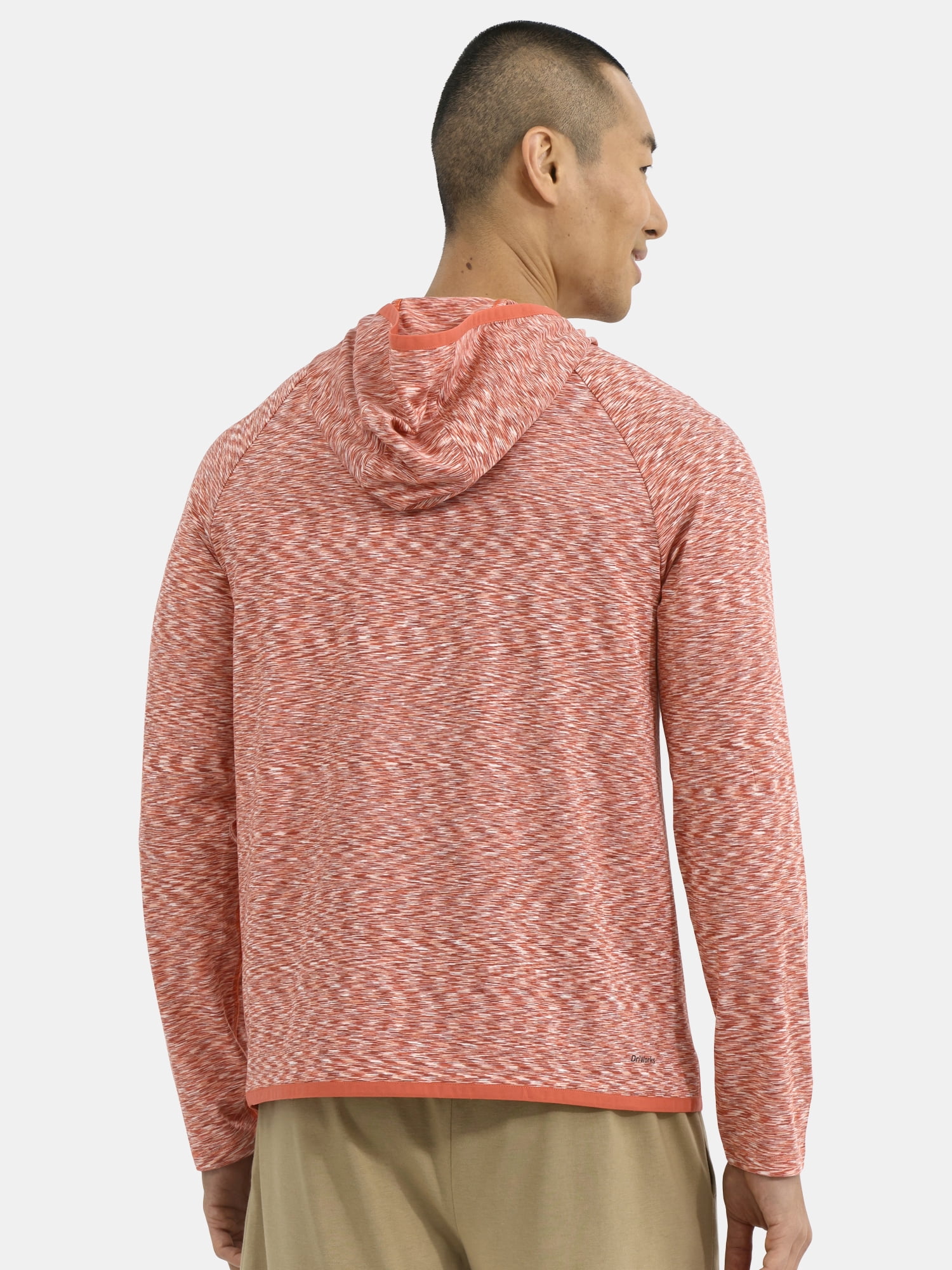 Athletic Works Men's & Big Men's Long Sleeve Space Dyed Hoodie, Sizes S-3XL