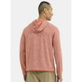 thumbnail image 3 of Athletic Works Men's & Big Men's Long Sleeve Space Dyed Hoodie, Sizes S-3XL, 3 of 5