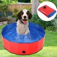 thumbnail image 1 of Bathing Pools Pet Pet Bath Swimming Tub, Foldable Bathtub For Dogs Cats Dog Pool, Pvc Pet Bathing Pool for Pet Dog Red,Blue, 1 of 7