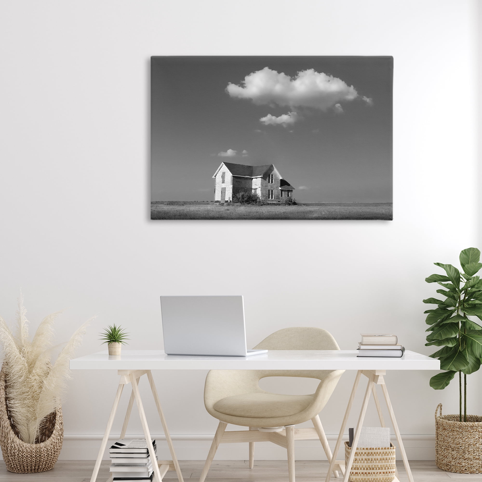 Stupell Industries Solitary Erstwhile Cottage Canvas Wall Art, design by Steve Toole