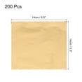 thumbnail image 2 of Uxcell 200Pcs Gold Leaf Sheets 5.5" x 5.5" Foil Sheets for Crafts Dark Golden, 2 of 6
