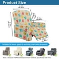 thumbnail image 3 of FUIALDOLG Cute Dog Paws Pattern Recliner Sofa Covers 4 Pieces Stretch Couch Covers Reclining Slipcovers Soft Jacquard Pattern Furniture Protector with Elastic Bottom, 3 of 7
