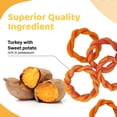 thumbnail image 5 of iPaw Turkey Dog Treats, All Natural Human Grade Dog Treat, Suitable for Training chew, Hypoallergenic, Rawhide Alternative, Thin Stick (Sweet Potato), 5 of 6