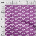thumbnail image 2 of oneOone Viscose Chiffon Purple Fabric Asian Block Dress Material Fabric Print Fabric By The Yard 42 Inch Wide, 2 of 4