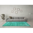 thumbnail image 3 of Ahgly Company Indoor Rectangle Oriental Light Blue Asian Inspired Area Rugs, 5' x 7', 3 of 4
