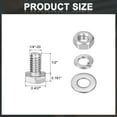 thumbnail image 2 of 20 Set 1/4-20 x 1/2" Hex Head Bolts with 1/4" Nuts and Washers, 2 of 7