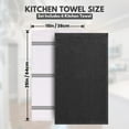 thumbnail image 3 of Infinitee Xclusives Gray Kitchen Towel Pack of 6 - 100% Cotton - 15x25 inches., 3 of 10