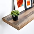 thumbnail image 4 of Welland Traditional 36" Wood Floating Shelf Set, 4 of 6