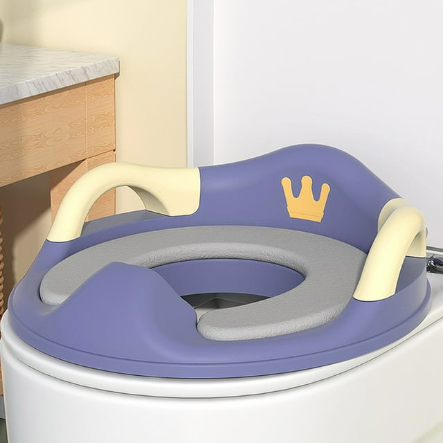 ASITO DE ARRRENAMIENTO PARA ORINAL PARA BEBÉS Para Niños Y Niñas, Asiento De Inodoro Con Asas De Cojín Suave, Protector Contra Salpicaduras, Asiento Antideslizante Para