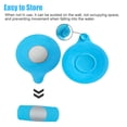 thumbnail image 3 of 2pcs Silicone Tub Stopper, Bathtub Drain Stopper, Universal Bath Tub Plug Cover Hair Stopper, 6.3" Flat Suction Drain Cover for Bathroom Shower Kitchen Laundry Recyclable Floor Drains Sinks, 3 of 8