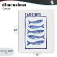 thumbnail image 4 of Stupell Industries Rustic Lodge Blocked Sardines Pattern Canvas Art, 16 x 20, by Amanda Greenwood, 4 of 8