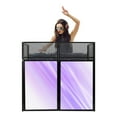 thumbnail image 4 of DJ Event Booth Facade, Portable DJ Facade Booth Table, Foldable Structure DJ Display Stand, Black DJ Controller Stand, 4 of 32