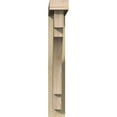 thumbnail image 2 of Ekena Millwork 4"W x 22"D x 26"H Merced Block Rough Sawn Bracket w/ Offset Brace, Douglas Fir, 2 of 25