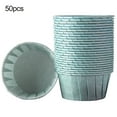 thumbnail image 3 of Yesbay 50Pcs Cake Cups Greaseproof Paper Waterproof Easy Demould Disposable Food Grade Baking Cups, 3 of 9