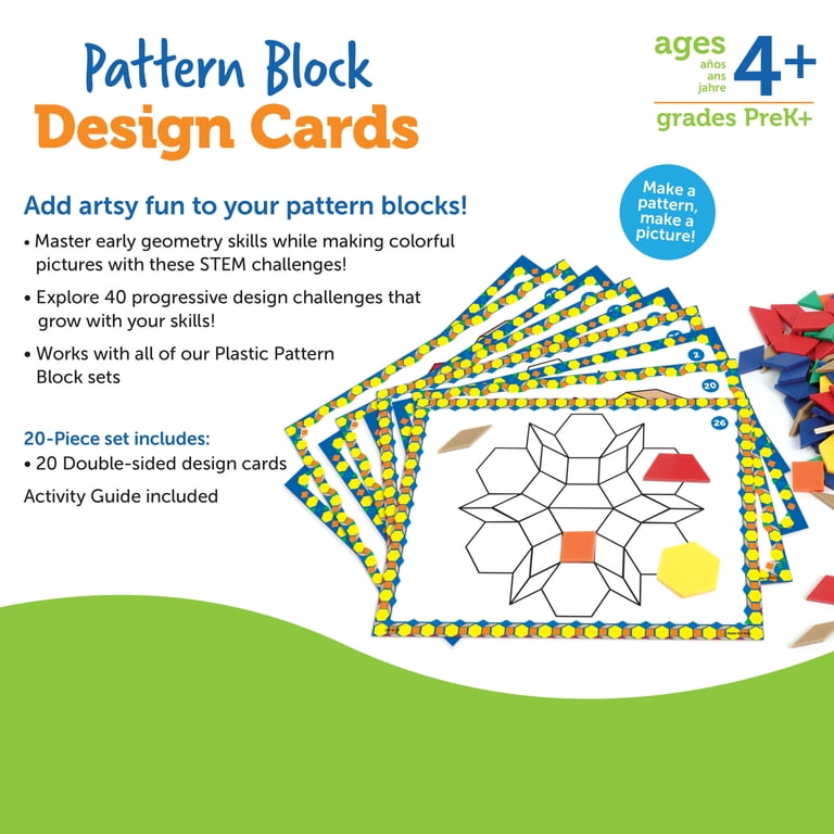 Kindergarten Learning Activities Learning Resources Pattern Block ...