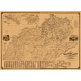 thumbnail image 2 of Campbell 18x14 White Modern Wood Framed Museum Art Print Titled - Kentucky, Tennessee - Campbell 1861, 2 of 4