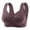 Purple, variant on Utoimkio Front Closure Bras for Older Women Comfort Breathable Full Coverage Wireless Bras for Women No Underwire Everyday Bras