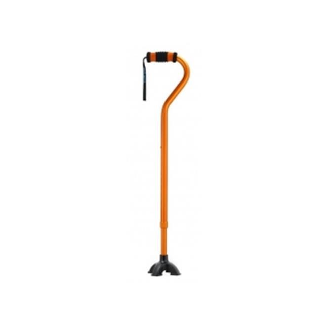 Sky Med Stand Alone Cane in Orange