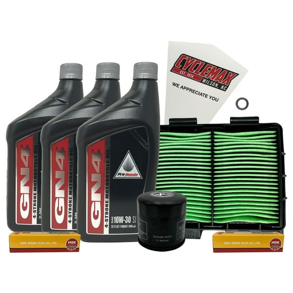 Cyclemax 10W30 Tune-Up Kit fits 2017-2025 Honda CMX 500 CMX500 Rebel 500 w/Plugs