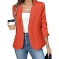 thumbnail image 5 of longantii Blazers for Women Business Casual Open Front Dressy Suit Jacket Cropped Blazers Trendy Office Work Cardigan Jackets, 5 of 8