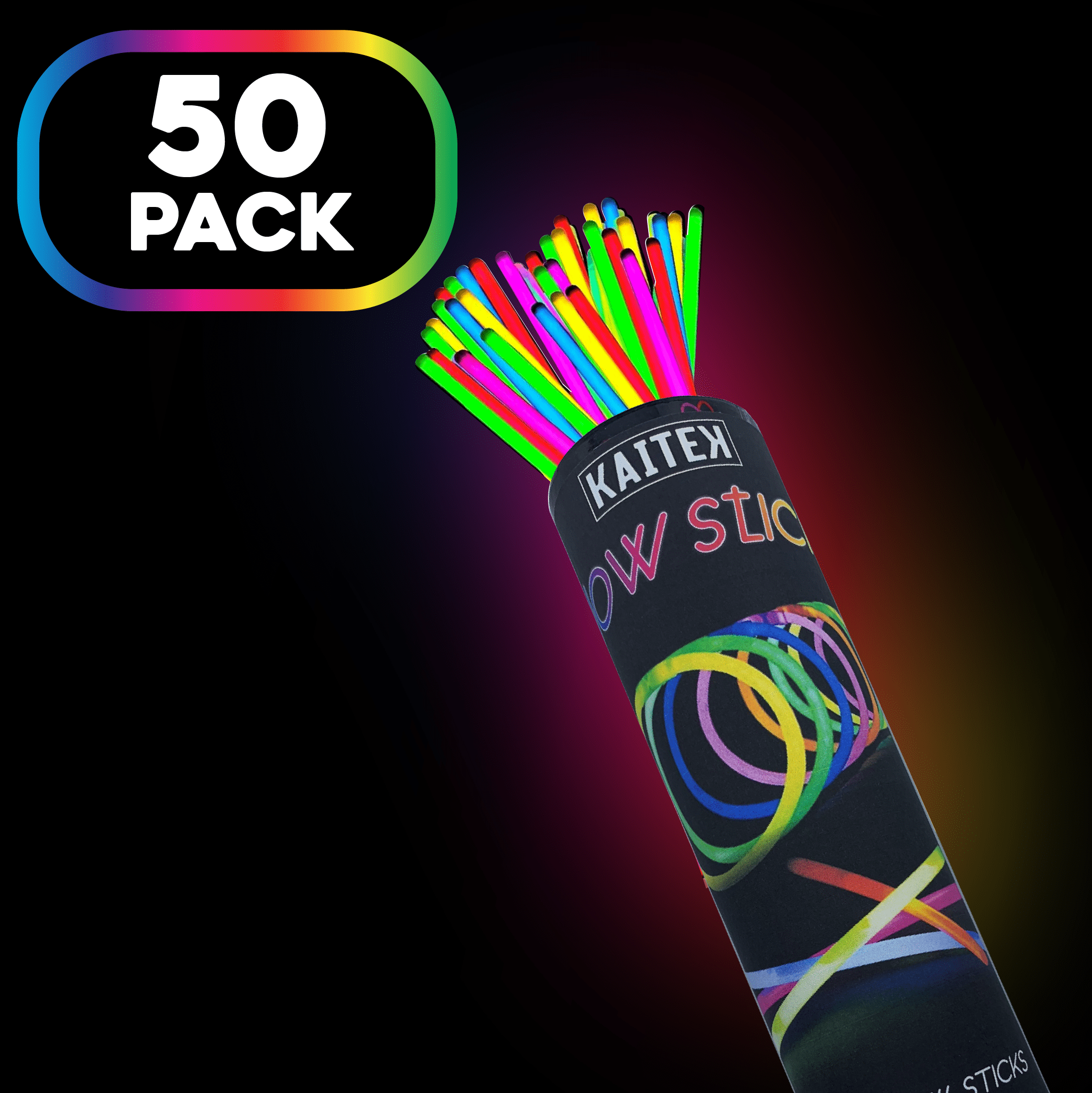 Kaitek Glow Stick Party Favors for Halloween Neon Theme Party Glow in the Dark  Party Combo pack (Pack of 448 pcs) 