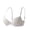 White -BF38, variant on Wireless Lift Up Bras for Women Small Breasted T-Shirt Wirefree Padded Bras Gray 75B