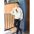 thumbnail image 2 of Happy Elk Hoodie Juniors -Image by Shutterstock,  Medium, 2 of 4