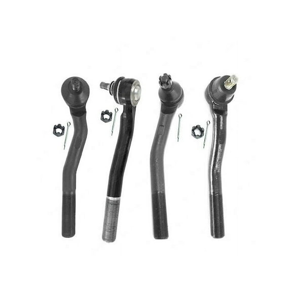 Tie Rod End Kit (4 Piece) - Compatible with 1999 - 2003 Jeep Grand Cherokee 2000 2001 2002