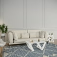 thumbnail image 3 of Ada Home Décor Modern Wooden Rectangle Coffee Table, White, 3 of 7