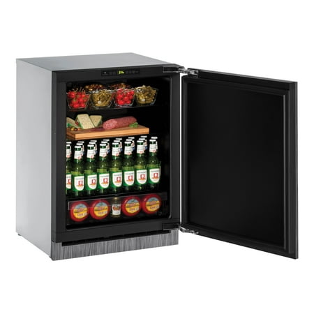 U-Line - 4.3 Cu. Ft. Built-In Mini Fridge - Custom Panel Ready