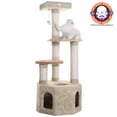 thumbnail image 2 of Armarkat Premium real wood Cat Tree Model X5703, Khaki, 2 of 9