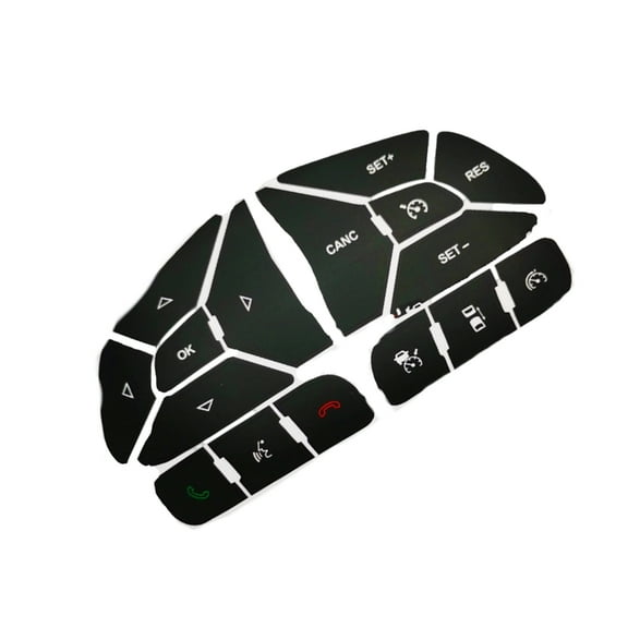 Sinyiin Automotive Steering Wheel Stickers Decals Scratch Resistant Decorative Upgraded