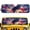 Bald Eagle American Flag, variant on Pzuqiu Windshield Sun Shade with Cow Print Pattern, Windshield Sun Shield for Off Road Vehicle and Hot Weather