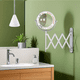 thumbnail image 2 of Espejo Redondo Para Maquillaje De Pared Con Luz Para Baño Marco Plateado, 2 of 5