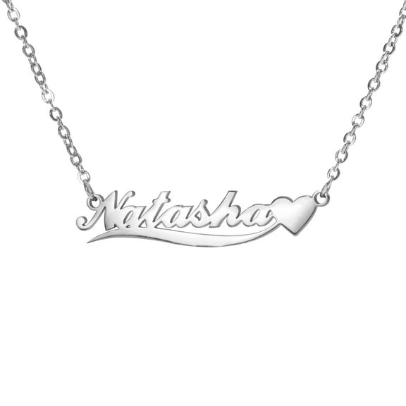 Vakki Name Customized Necklaces Stainless Steel Personalized Name Necklace for Women Customized Gift