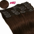 thumbnail image 3 of LELINTA 20 inch Double Weft 150g Straight Hair 100% Remy Human Hair Natural Style 8 Piece Non Synthetic Hair Weaving Extensions, 3 of 6