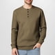 thumbnail image 1 of pstuiky hombres de manga larga, Camisa de punto de manga larga con cuello redondo y botones de color liso para hombre salir tops s, 1 of 8