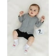 thumbnail image 5 of BemeyourBBs Baby Girls Long Sleeves Sweater Solid Color Button Infant Cardigan, 5 of 9