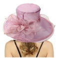 thumbnail image 1 of WEIYLL Chapeau de Soleil pour Femmes Robe Grand Ombre Fleur Douche Nuptiale Plage Protection Solaire Couvre-Chef, 1 of 6
