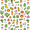 Green Vegetables Pattern, variant on Yayeee 40oz Stainless Steel Tumbler with Straw and Handle Double-Wall Insulated Travel Water Bottle, Green Vegetables Pattern