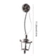 thumbnail image 4 of Tholdsy Mini lámpara de techo para casa, candelabros negros para interiores, funciona con pilas para exteriores, regalo de moda, luz LED, casas de muñecas, 4 of 6