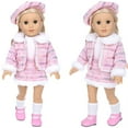 thumbnail image 4 of AmaMary Pink Tweed Suit for 18 inch Dolls, Chic and Stylish Doll Outfit, 4 of 5