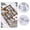 Silver #3, variant on 24 Piece Christmas Tree Ornaments Set Mini Shatterproof Holiday Tree Hanging Decorations Assorted Candy Cane Gift Box Drum Bow Baubles with Pre-Tied Strings for Small Large Trees Wreath