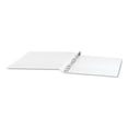 thumbnail image 4 of Deluxe Round Ring View Binder, 3 Rings, 0.5" Capacity, 11 X 8.5, White | Bundle of 5 Each, 4 of 4