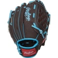 thumbnail image 4 of Rawlings | Guante de béisbol juvenil Sure Catch | Tamaño 9.5"" | Moca/Azul eléctrico | Lanzamiento con la mano derecha, 4 of 4