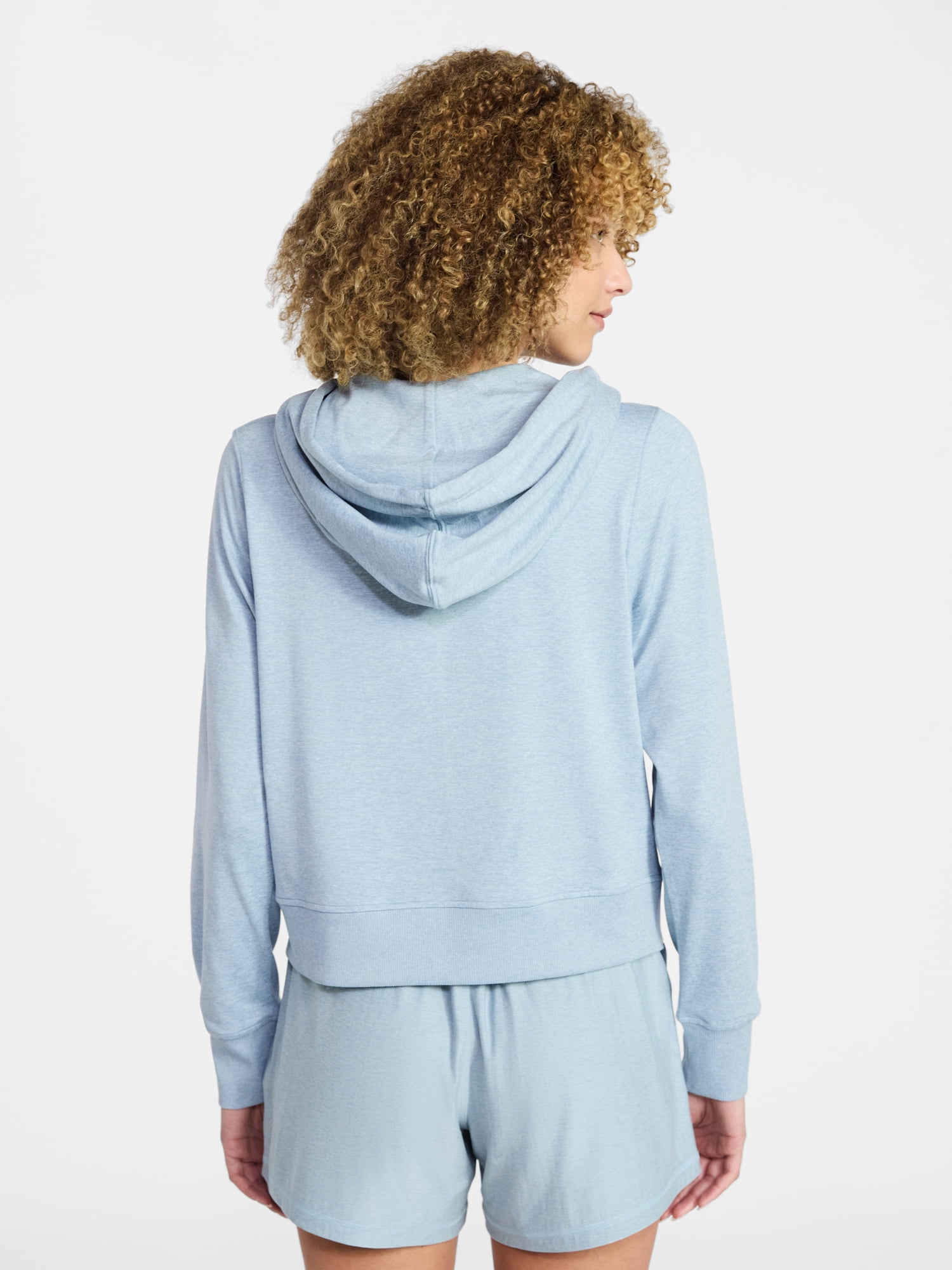 Athletic Works Women's and Women's Plus ButterCore Zip Front Hoodie, Sizes XS-4X