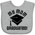 thumbnail image 3 of Inktastic My Mom Graduated Boys or Girls Baby Bib, 3 of 4