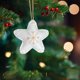 thumbnail image 1 of Adorno Navideño Colgante de Tela Rojo y Blanco | Adorno para Puerta de Árbol de Navidad | Decoración Navideña Duradera y Reutilizable con Cuerda | Decoración Festiva para Interiores y Exteriores, 1 of 6
