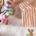 thumbnail image 6 of Zanarzt Baby Clothes Newborn Baby Boy Outfit Rabbit Sleeveless Striped Romper Jumpsuit One Piece Smocked Bubble Clothes 12-18 Months,Orange, 6 of 8